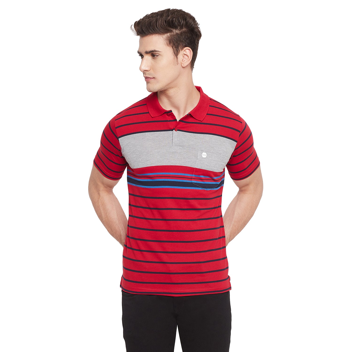 Duke Stardust Men Half Sleeve Cotton T-shirt (MTLF360)