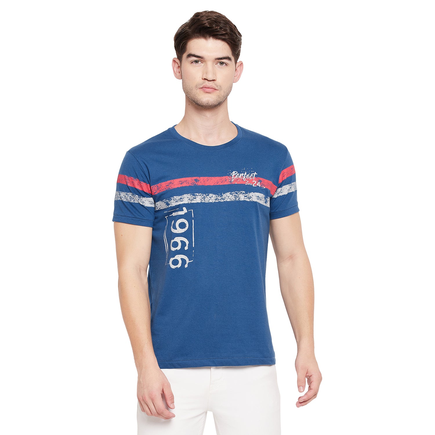 Duke Stardust Men Half Sleeve Cotton T-shirt (LF5244)