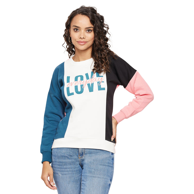 Duke Urban Women Full Sleeve Round Neck Sweatshirt (LFX874)