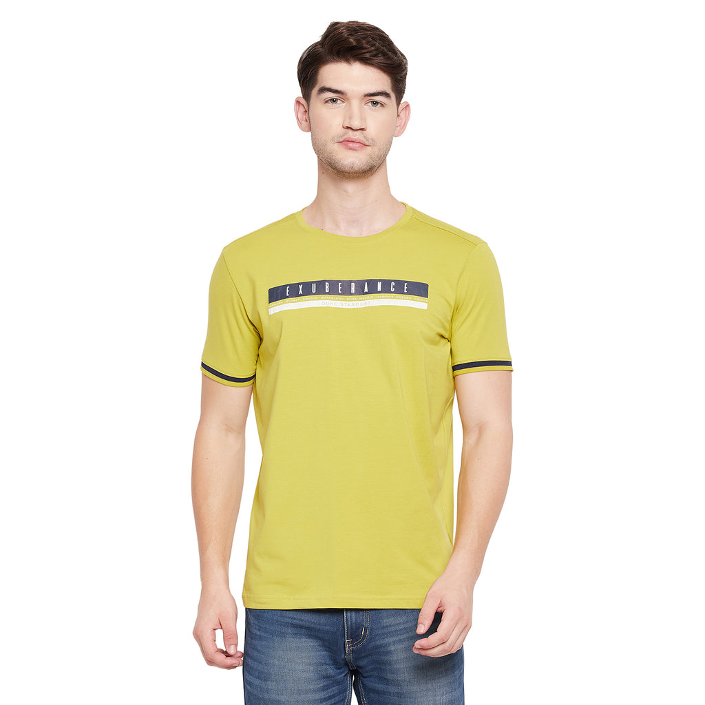 Duke Stardust Men Half Sleeve Cotton T-shirt (LF5264)