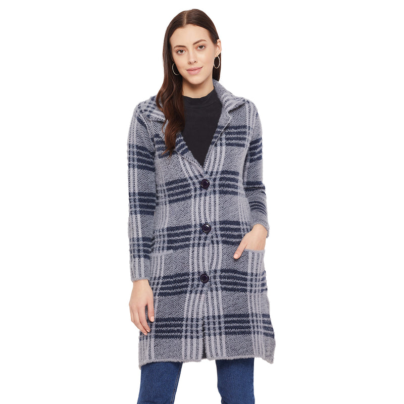 Duke Urban Women Full Sleeve Long Cardigan (SDS9641)