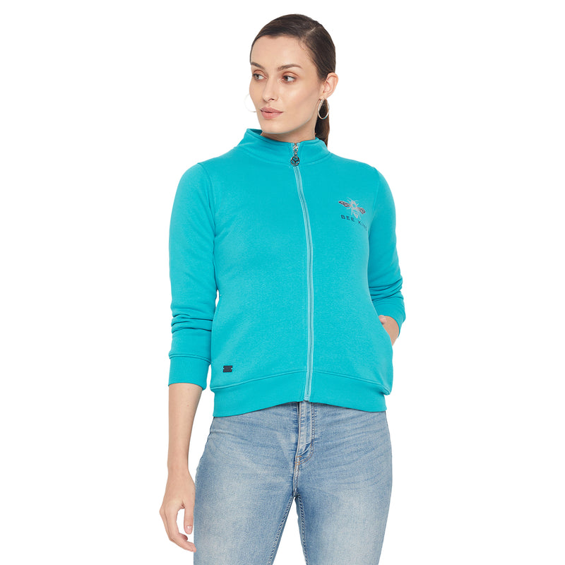 Duke Urban Women Full Sleeve Zipper Sweatshirt (MLFX675)