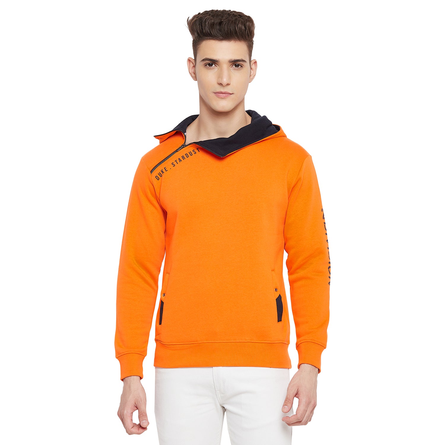 Duke Urban Men Asymmetric Neck Sweatshirt (MLF3801)