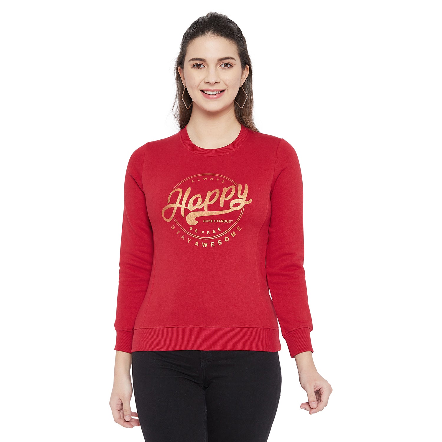 Duke Urban Women Round Neck Sweatshirt (MLFX674)