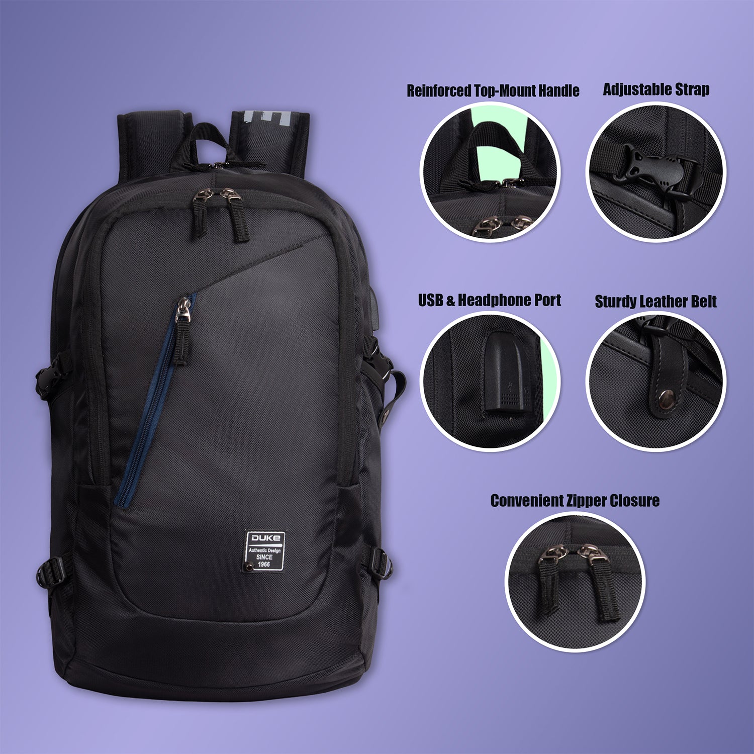 Duke Unisex Laptop Backpack (ED-102)