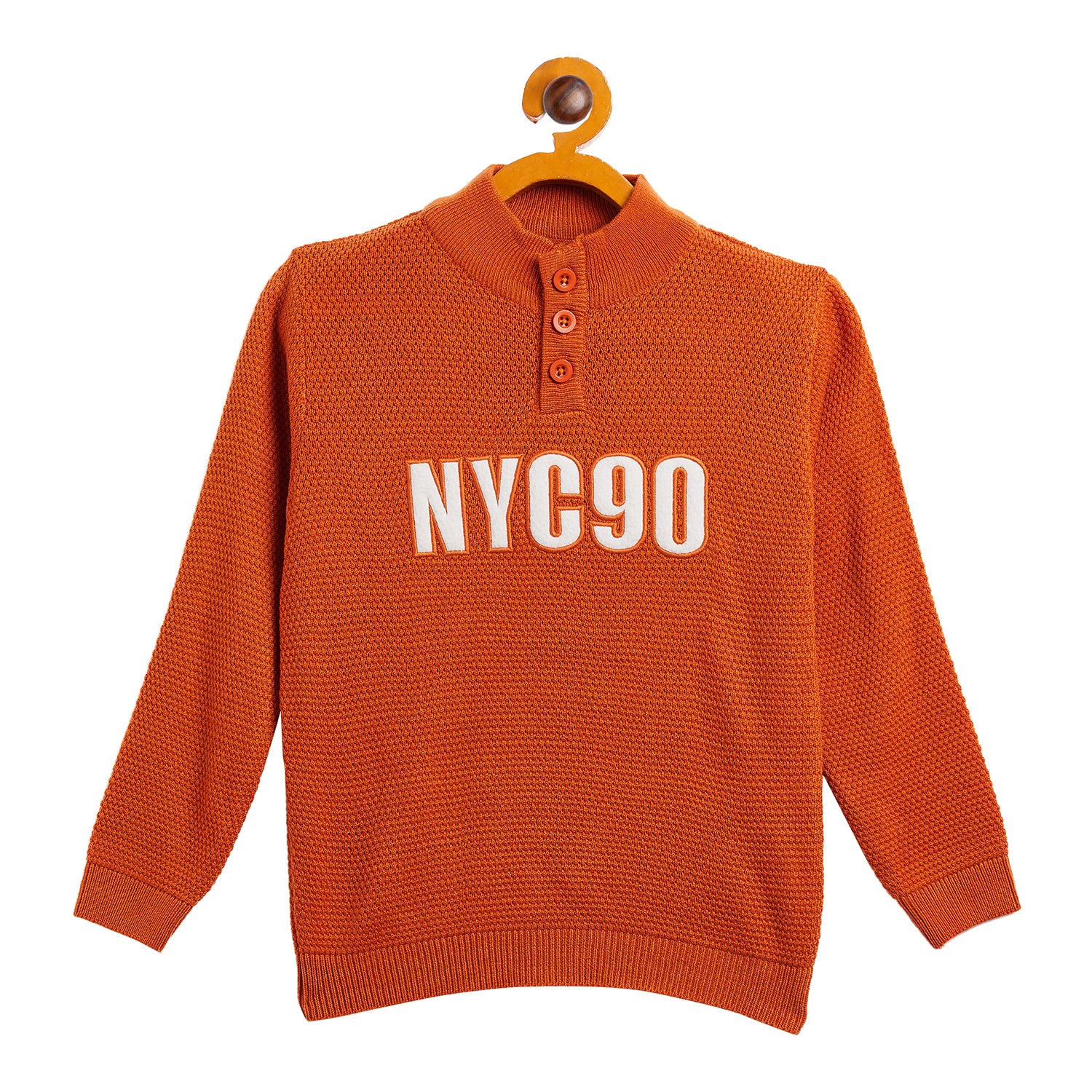 Duke Urban Boys Full Sleeve Button Placket Sweater (SDS3604)