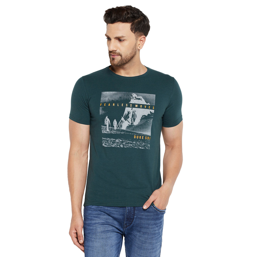 Duke Stardust Men Half Sleeve Cotton T-shirt (LF5739)