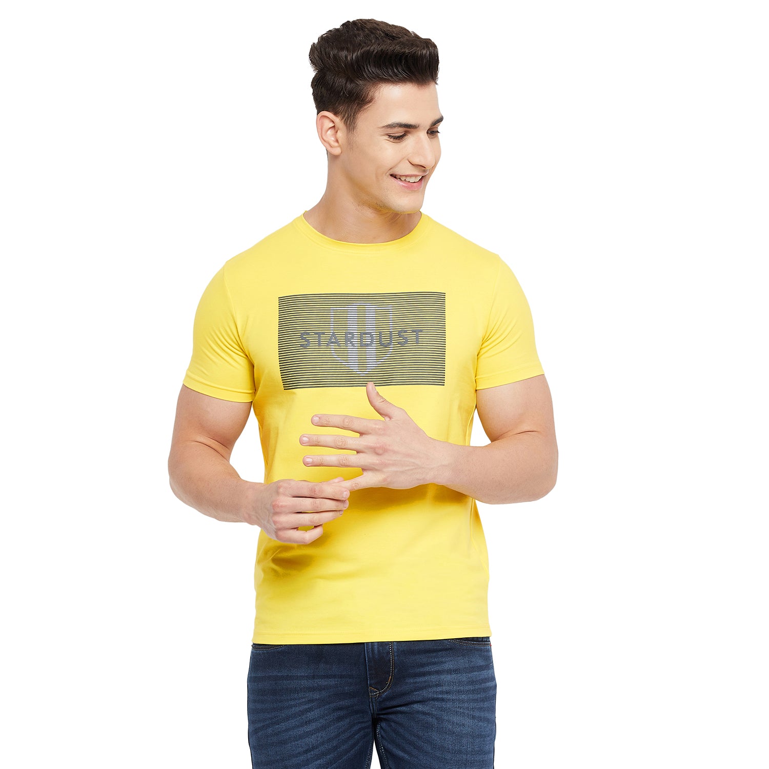 Duke Stardust Men Half Sleeve Cotton T-Shirt (LF5235)