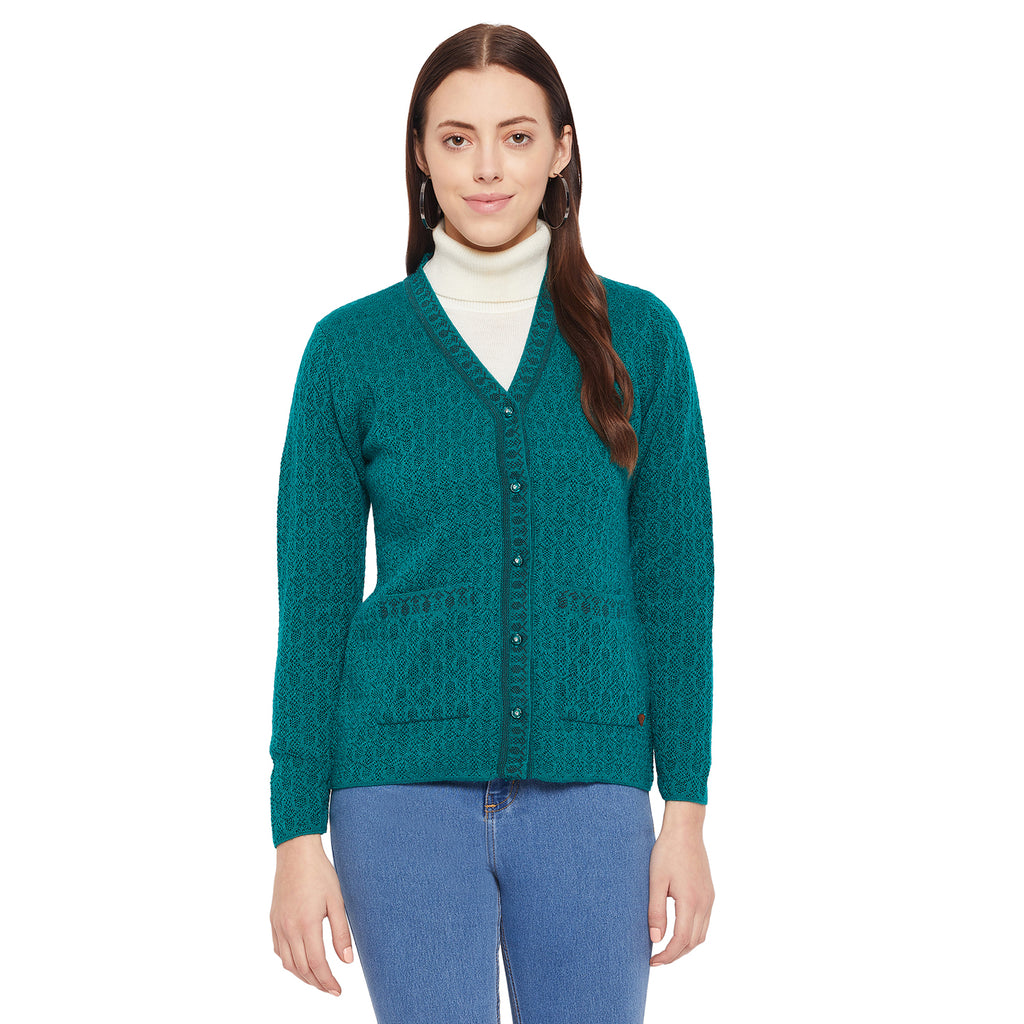 Duke Stardust Women Full Sleeve Cardigan (SDS9619)