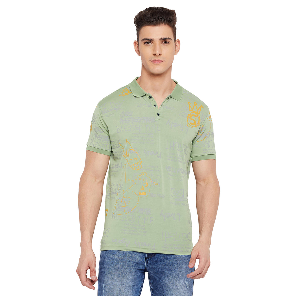 Duke Stardust Men Half Sleeve Cotton T-shirt (LF5036)