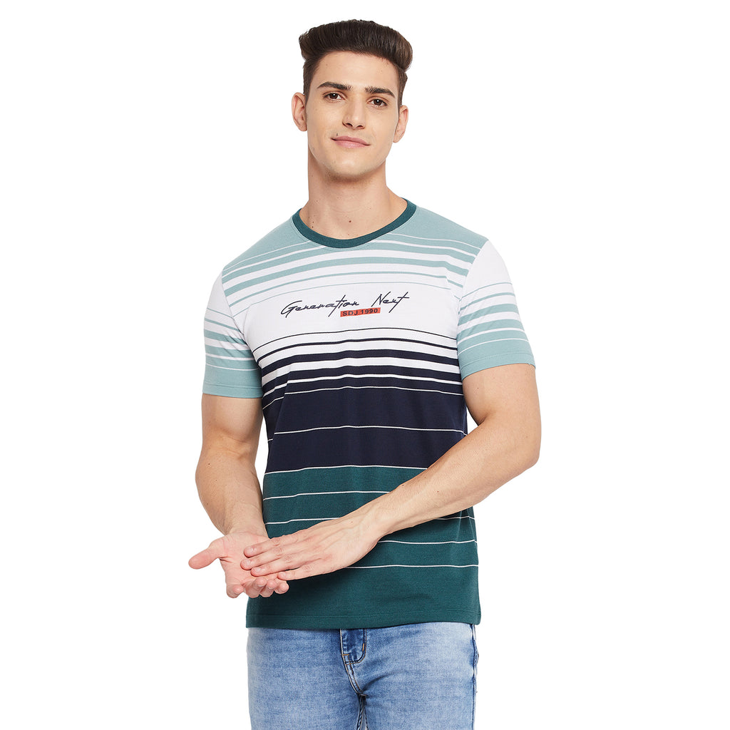 Duke Stardust Men Half Sleeve Cotton T-shirt (LF5316)