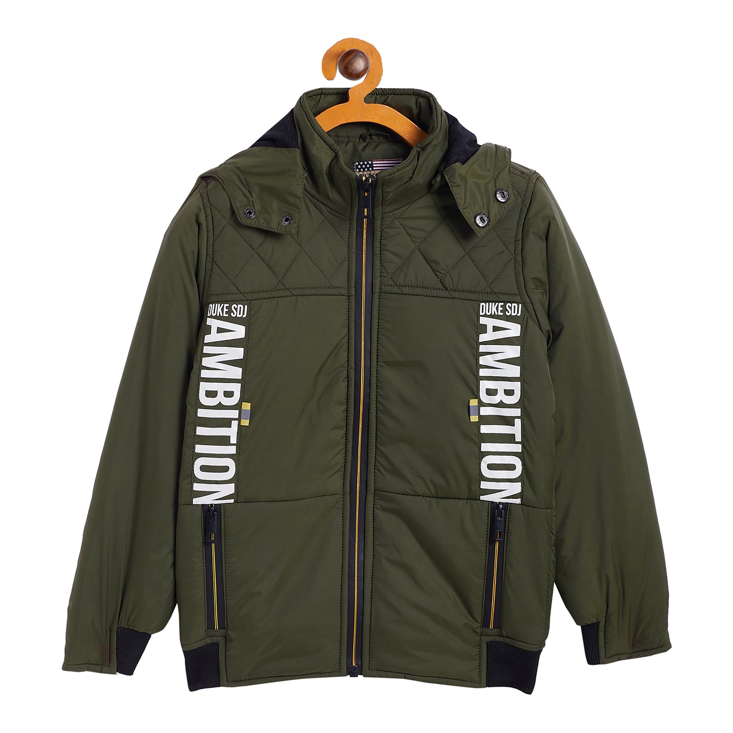 Duke Urban Boys Full Sleeve Quilted Jacket (SDZ2007)