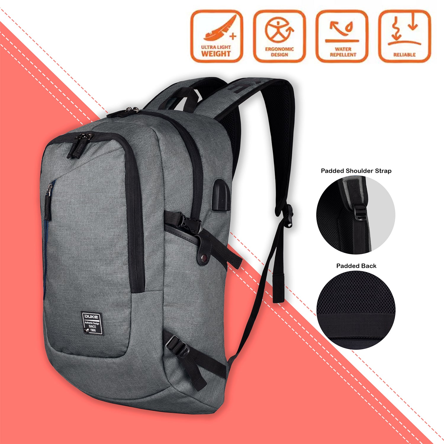 Duke Unisex Laptop Backpack (ED-102)