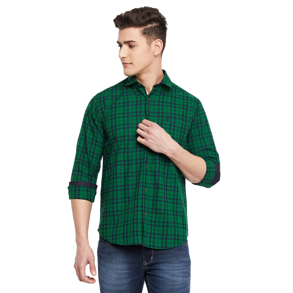 Duke Stardust Men Full Sleeve  Cotton Shirt (SDO5CKIA)