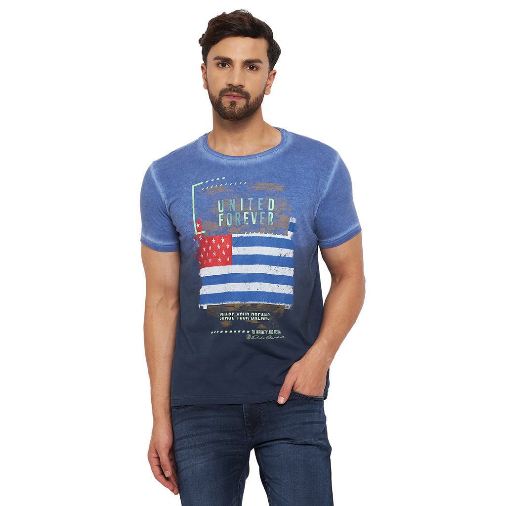 Duke Stardust Men Half Sleeve Cotton T-shirt (LF4876)