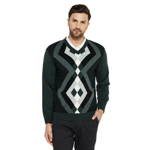 Duke Stardust Men Full Sleeve V Neck Sweater (SDS2057)