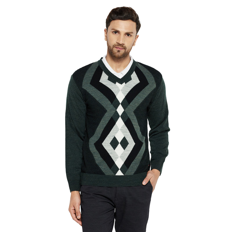 Duke Urban Men Full Sleeve V Neck Sweater (SDS2057)