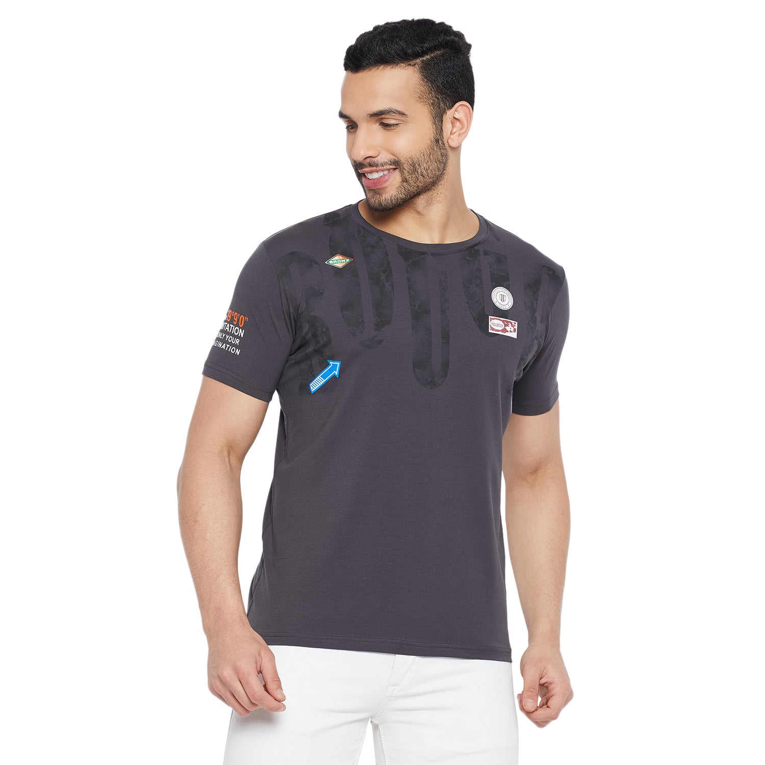 Duke Urban Men Half Sleeve Cotton T-shirt (LF5772)