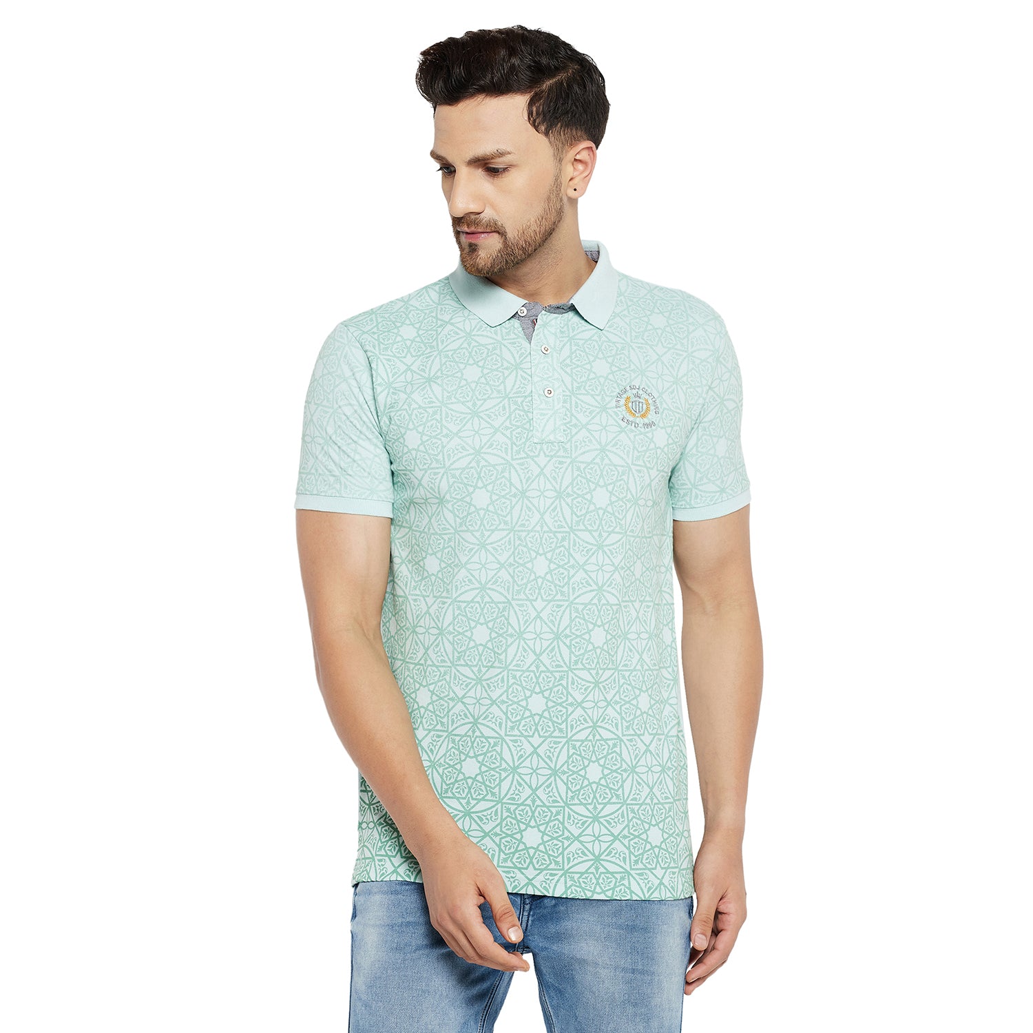 Duke Urban Men Half Sleeve Cotton T-shirt (LF5444)