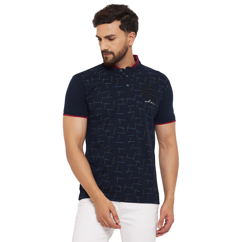 Duke Stardust Men Half Sleeve Cotton T-shirt (LF4955)