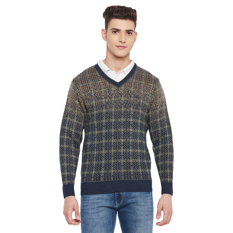 Duke Urban Men Full Sleeve V Neck Sweater (SDS2049)