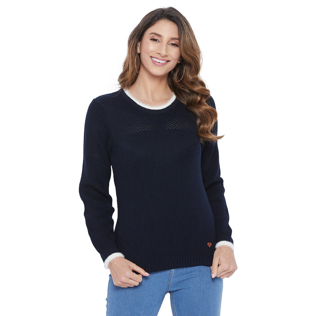 Duke Stardust Women Full Sleeve Sweater (SDS937)