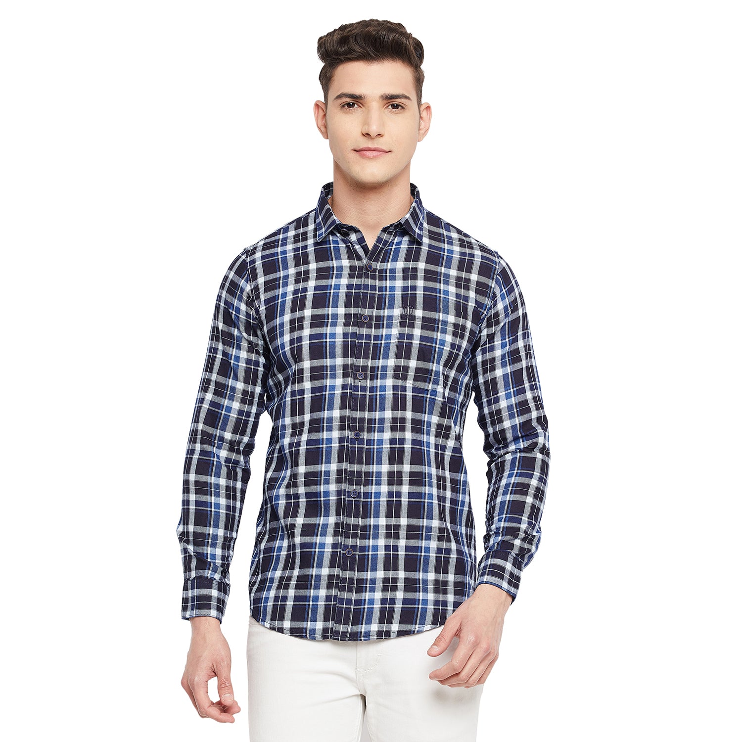 Duke Stardust Men Full Sleeve  Cotton Shirt (SDO7CKXR)