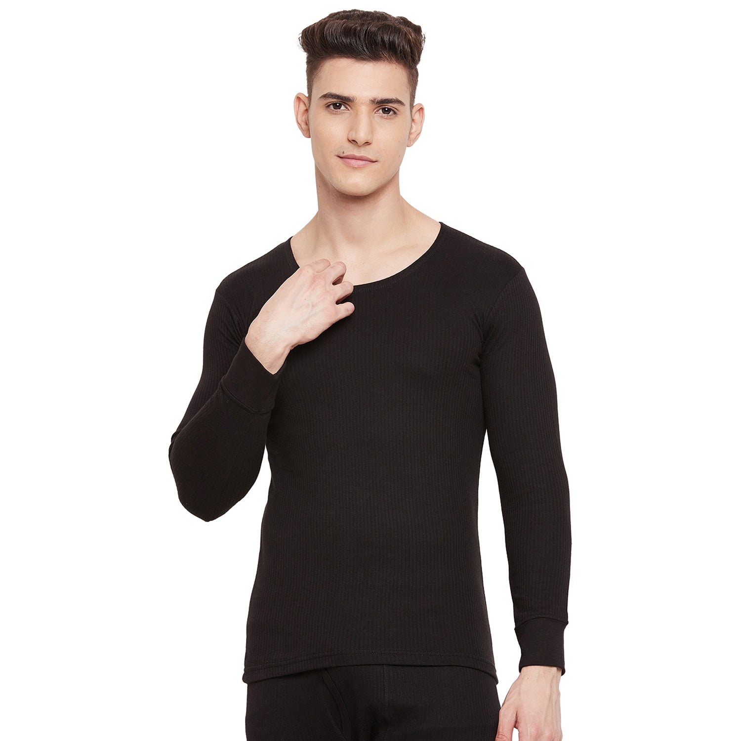 Duke Stardust Men Full Sleeve Top Thermal (D1BK-G)