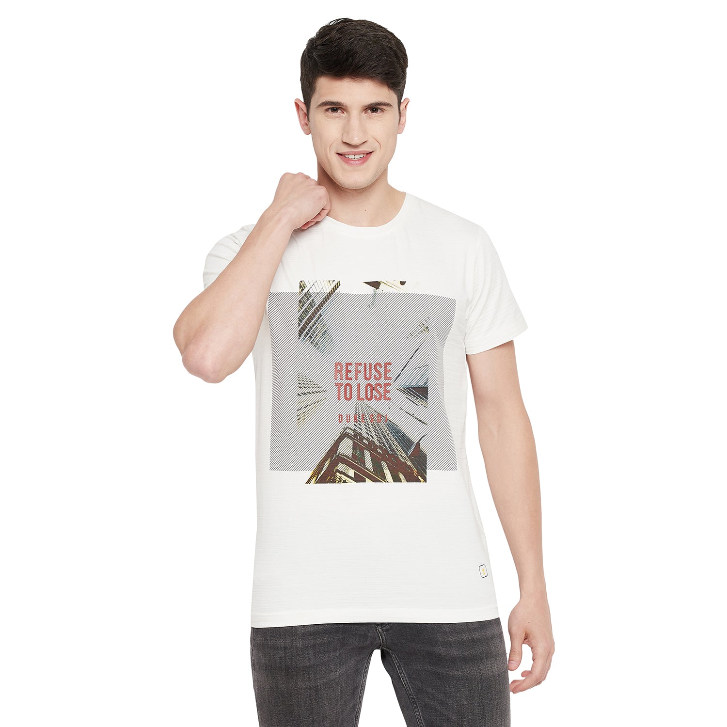 Duke Stardust Men Half Sleeve Cotton T-shirt (LF5214)