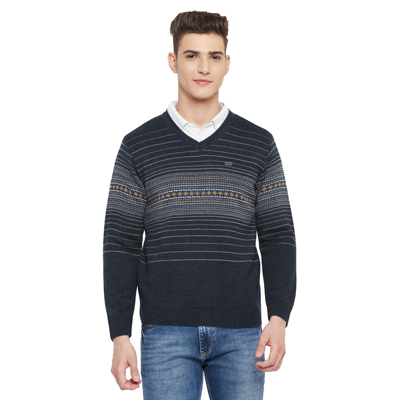 Duke Urban Men Full Sleeve V Neck Sweater (SDS2050)
