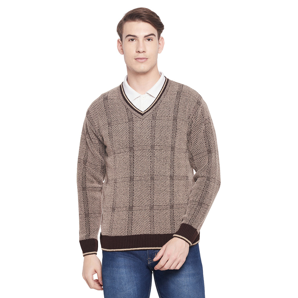Duke Stardust Men Full Sleeve V Neck Sweater (SDS2067)