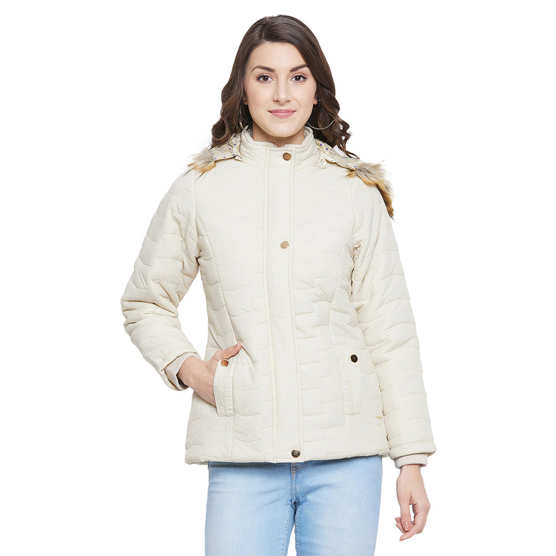 Duke Urban Women Full Sleeve Quilted Jacket (SDZ6692)