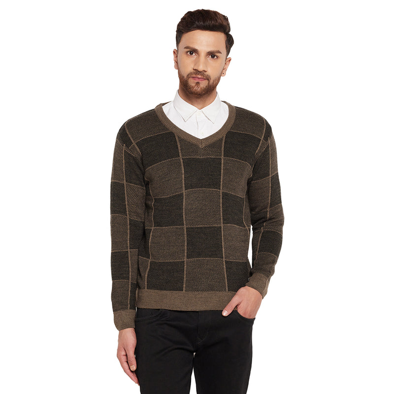 Duke Urban Men Full Sleeve V-Neck Sweater (SDS2053)