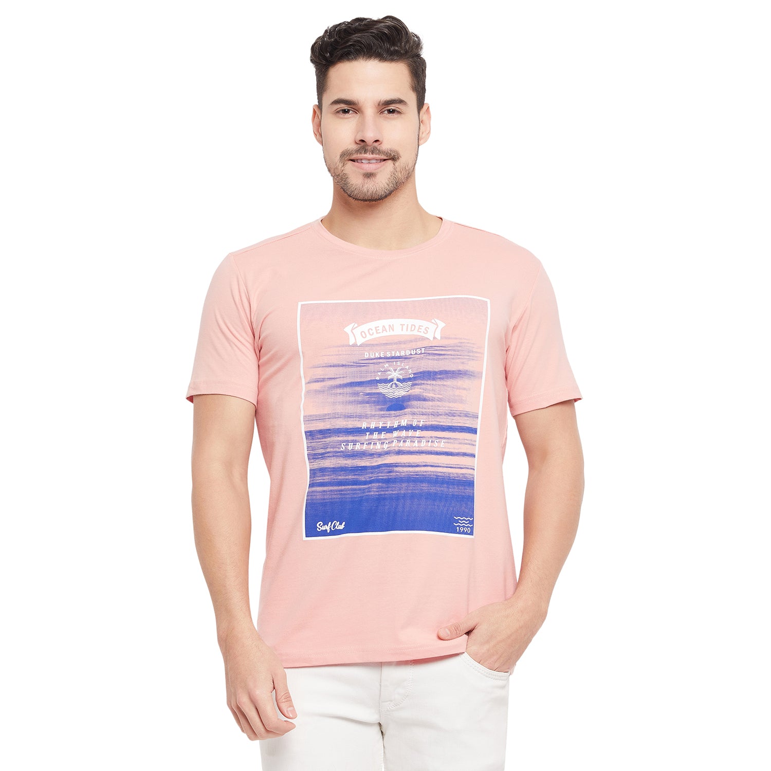 Duke Urban Men Half Sleeve Cotton T-shirt (LF5754)