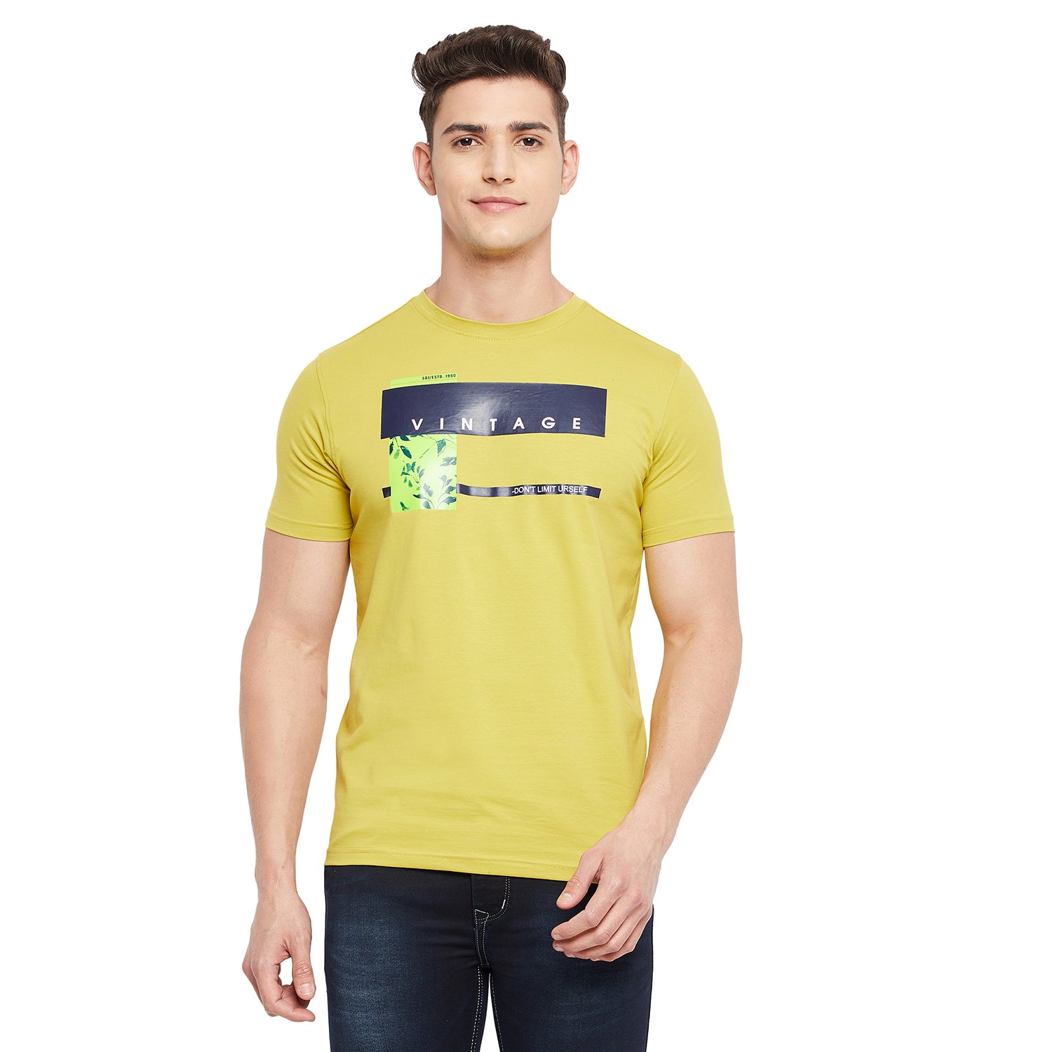 Duke Stardust Men Half Sleeve Cotton T-Shirt (LF5251)
