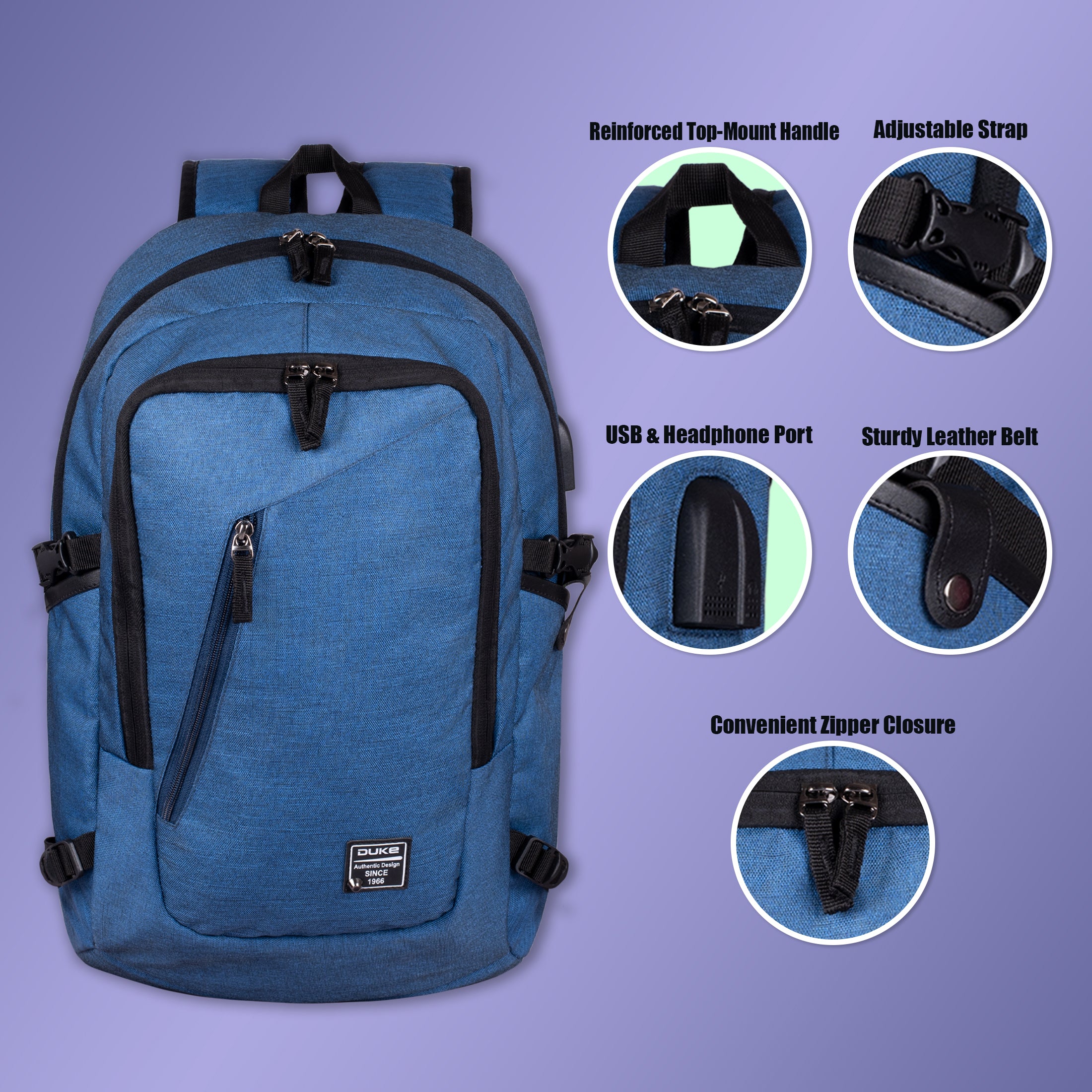 Duke Unisex Laptop Backpack (ED-102)