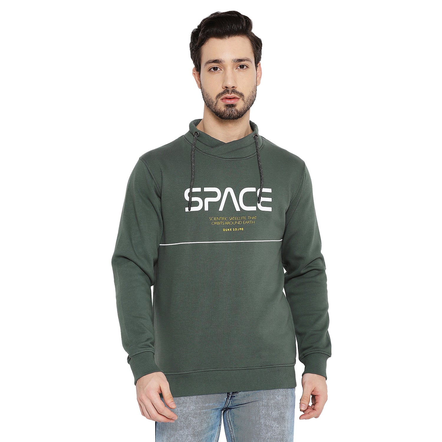Duke Urban Men Cowl Neck Sweatshirt (LF6121)