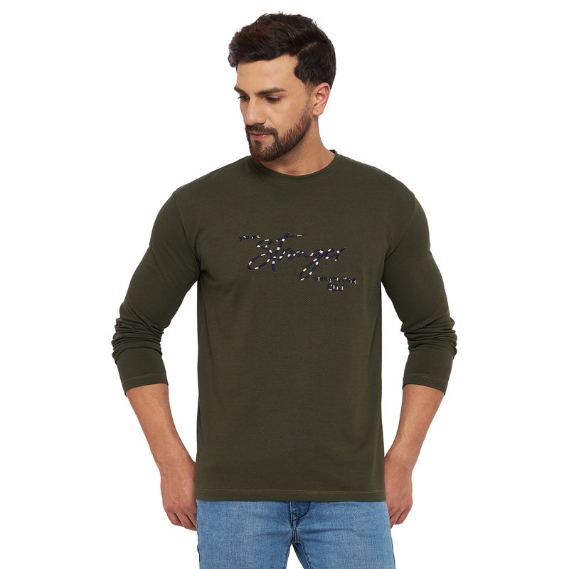 Duke Stardust Men Full Sleeve Cotton T-shirt (LF3955)