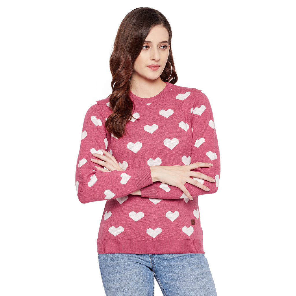 Duke Stardust Women Full Sleeve Sweater (SDS921)