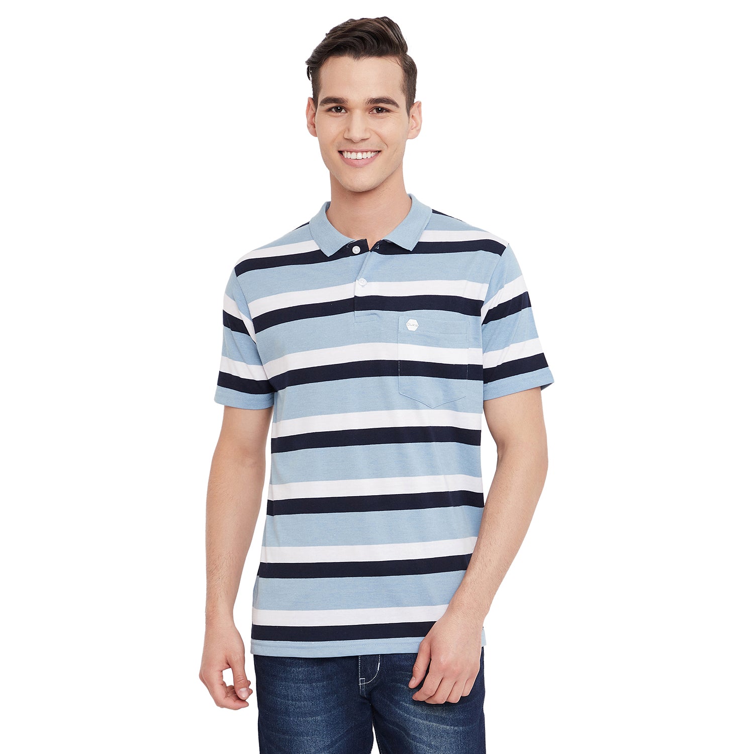 Duke Stardust Men Half Sleeve Cotton T-Shirt (MTLF343)
