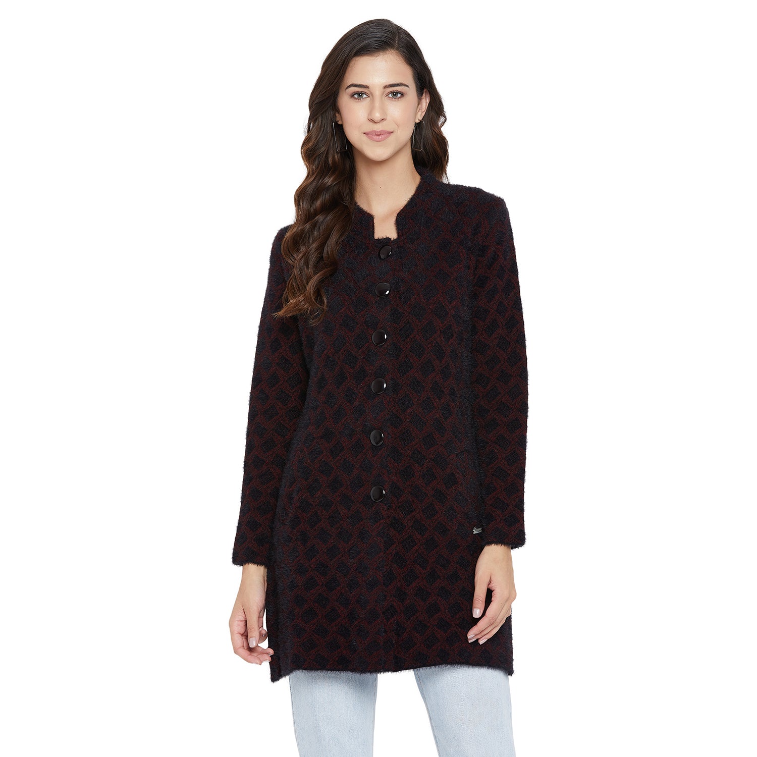 Duke Urban Women Full Sleeve Long Cardigan (SDS971)