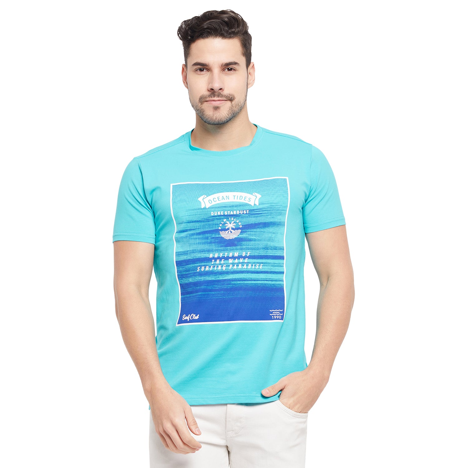 Duke Urban Men Half Sleeve Cotton T-shirt (LF5754)
