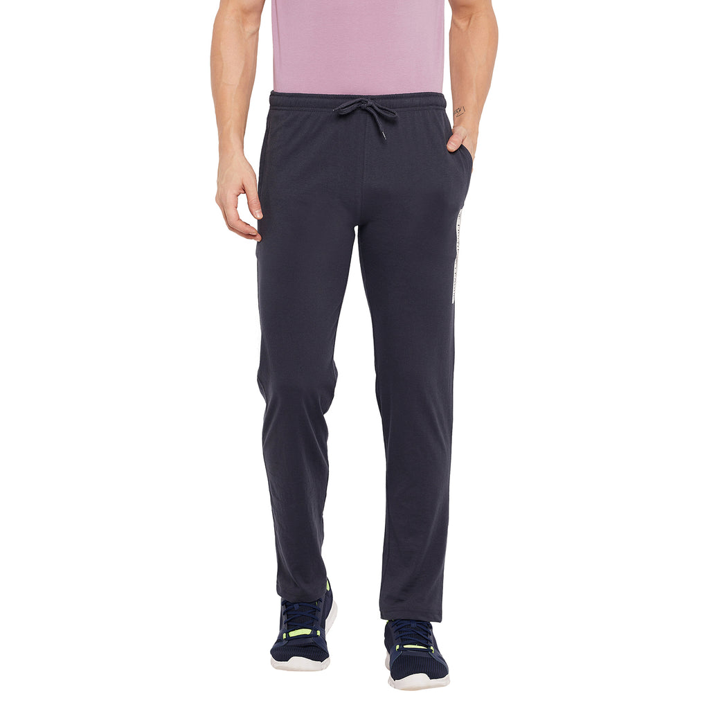 Buy Jockey Graphite & Black Track Pants online