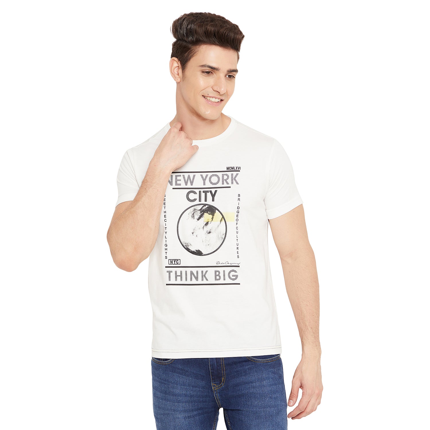 Duke Urban Men Half Sleeve Cotton T-shirt (LQ3918)