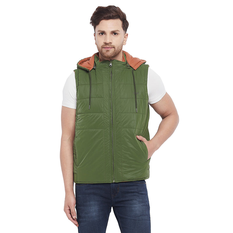 Duke Urban Men Sleeveless Reversible Jacket (SDZ913)
