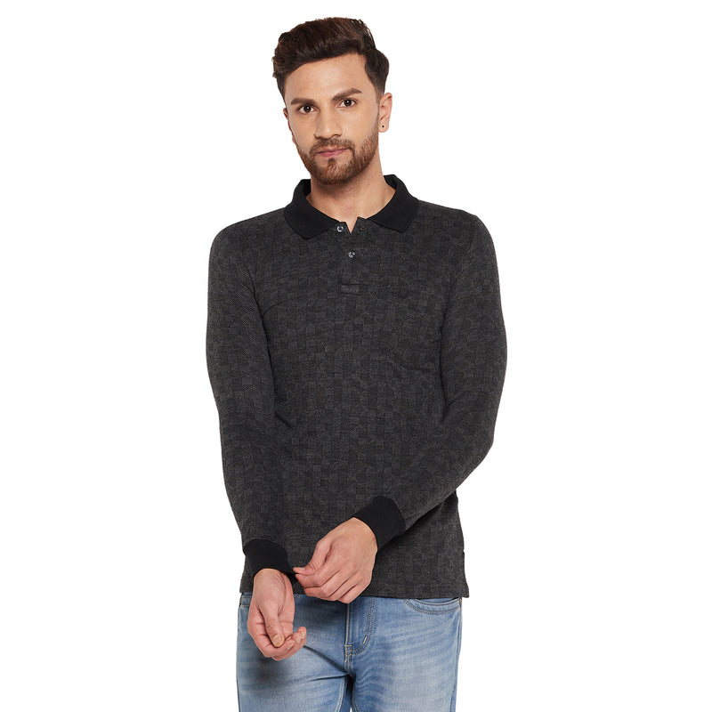 Duke Stardust Men Full Sleeve Cotton T-shirt (LF3958)