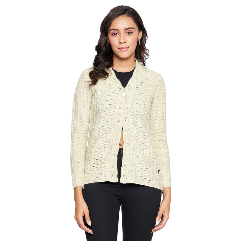 Duke Urban Women Full sleeve V Neck Cardigan (SDS1065)