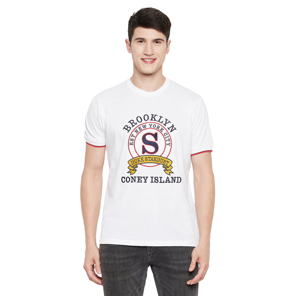Duke Stardust Men Half Sleeve Cotton T-shirt (LF5240)
