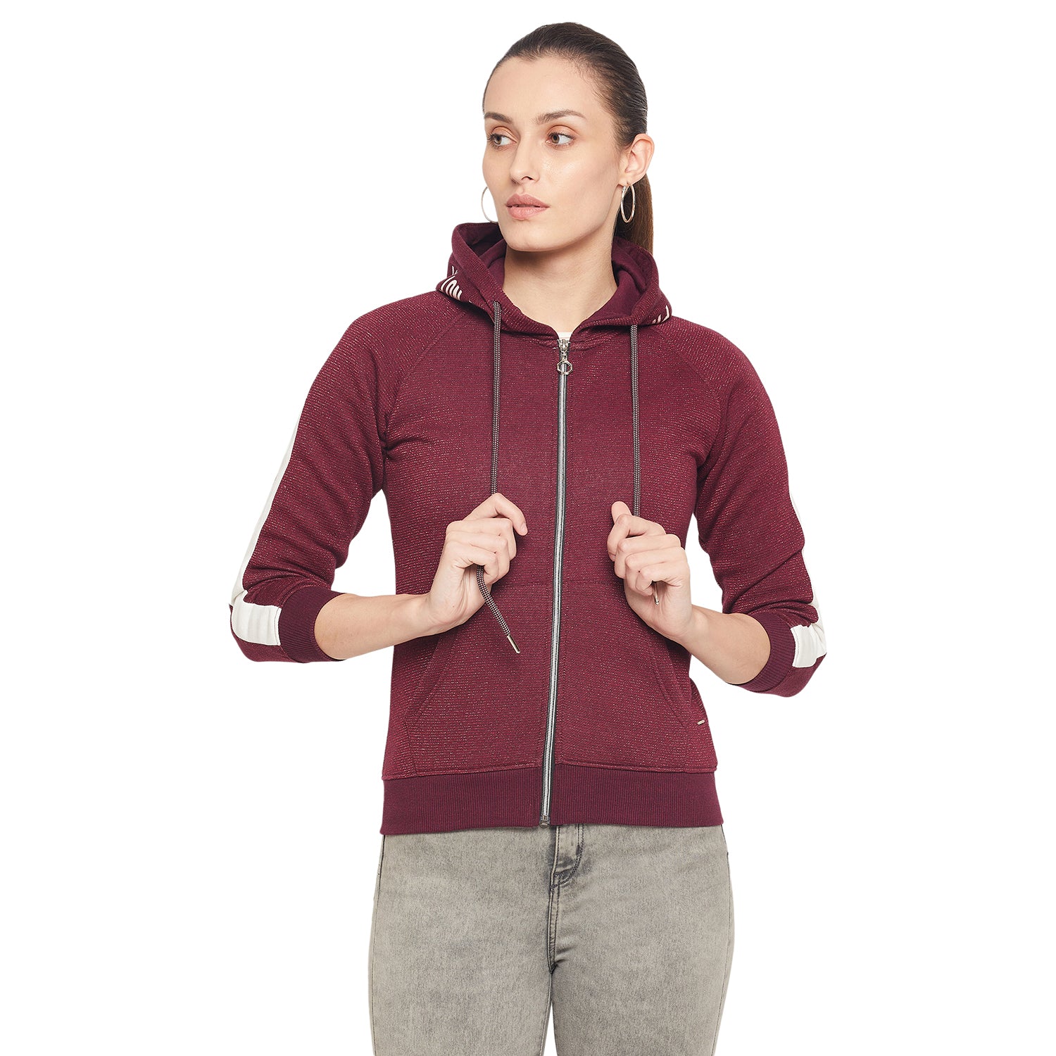 Duke Urban Women Full Sleeve Hooded Sweatshirt (LFX750)