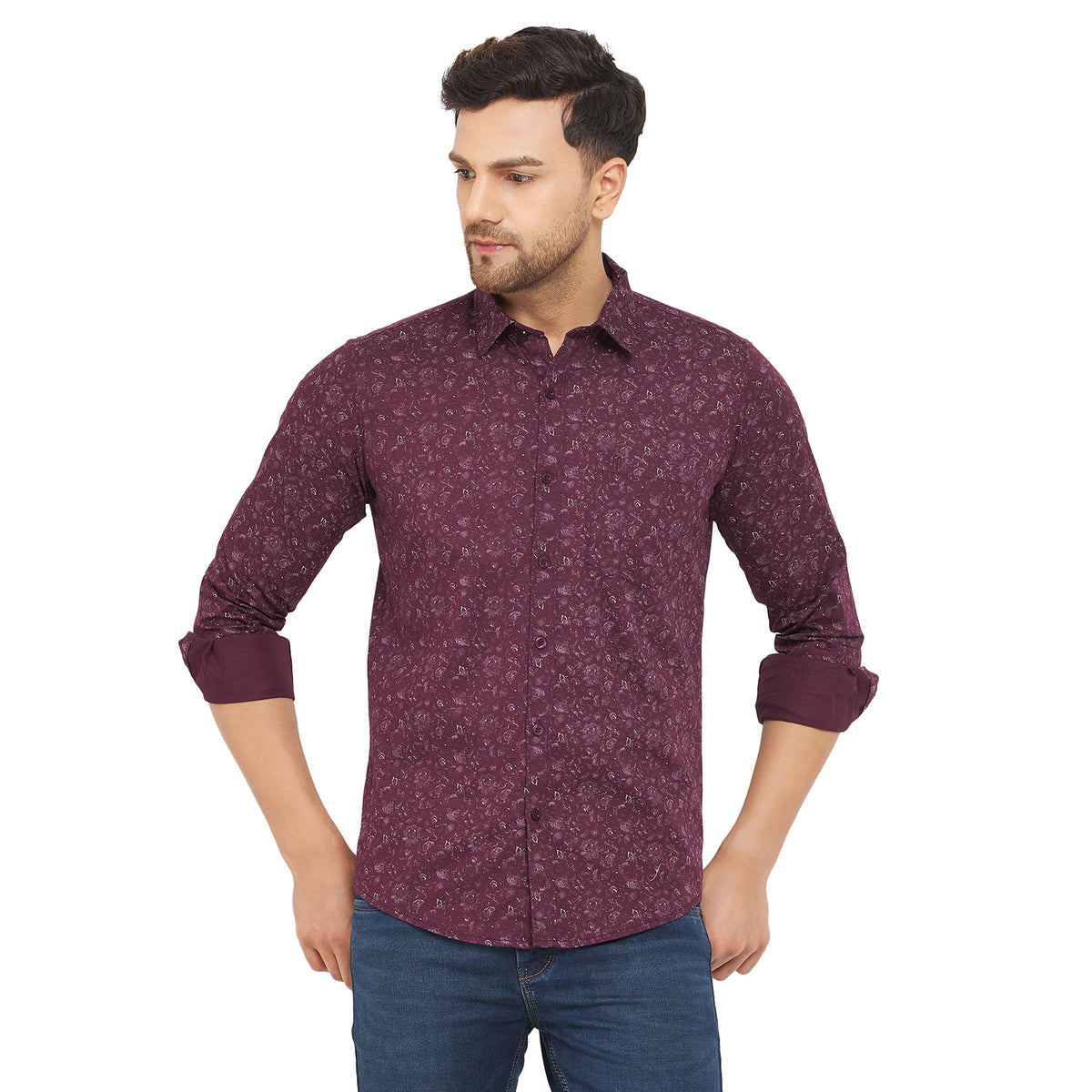 Duke Urban Men Full Sleeve Cotton Shirt (SDO7PRTJ)